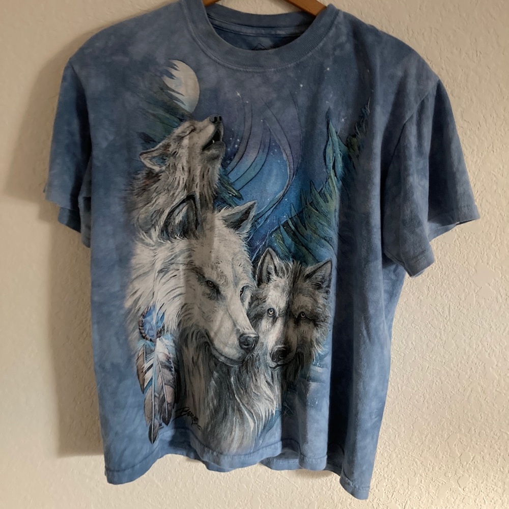 The Mountain Wolf Printed T Shirt
